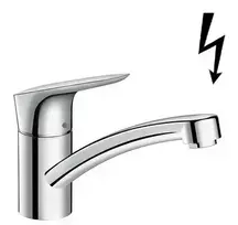 Virtuvinis praustuvės maišytuvas Hansgrohe Logis 120, chromas, 71831000