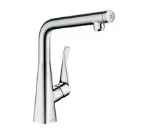 Virtuvės kriauklės maišytuvas Hansgrohe Metris M71, EcoSmart, chromas, 14785000 NEW