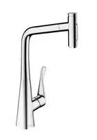 Virtuvinis kranas Hansgrohe Metris M71 su ištraukiamu antgaliu, chromas, 73820000 NEW
