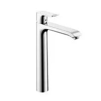 Vonios kambario praustuvo maišytuvas Hansgrohe Metris New, aukštas su Pop-Up ventilio, chromas, 31082000 NEW