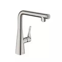 Virtuvės kriauklės maišytuvas Hansgrohe Metris Select nerūdijančio plieno, 14847800 NEW