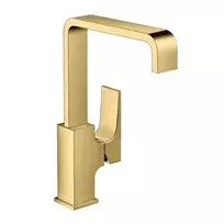 Vonios kambario praustuvo maišytuvas Hansgrohe Metropol, su Push-Open nutekėjimu, poliruotas auksas, 32511990