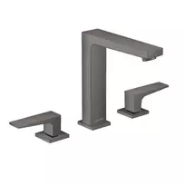 Hansgrohe Metropol vonios kambario praustuvo maišytuvas, su Push-Open nutekėjimu, įleidžiamas matinė juoda chromo danga, 32515340