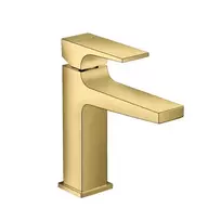 Voniai skirtas praustuvo maišytuvas Hansgrohe Metropol, su Push-Open nuoteka, blizgi auksas, 32507990