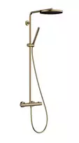 Hansgrohe Pulsify S Puro dušo sistema su termostatu, Ø26 cm, matinė bronza, 24222140