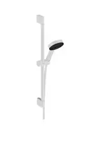 Dušo komplektas Hansgrohe Pulsify Select, 3 režimai, EcoSmart, 67 cm stovas ir dušo žarna, matinė balta, 24161700 NEW