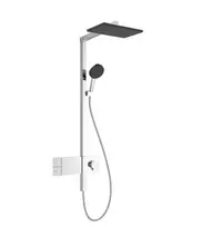 Dušo sistema Hansgrohe Raindance Alive Q su termostatu, 21x34 cm, 3 režimai, chromas, 24580000 NEW