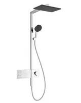 Dušo sistema Hansgrohe Raindance Alive Q su termostatu, 21x34 cm, 3 režimai, chromas, 24590000