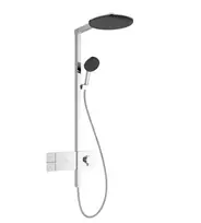 Dušo sistema Hansgrohe Raindance Alive S su termostatu, diametras 30 cm, 3 režimai, chromas, 24582000