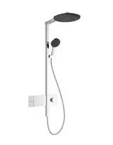 Dušo sistema Hansgrohe Raindance Alive S su termostatu, diametras 30 cm, 3 rėžimai, EcoSmart, chromas, 24583000