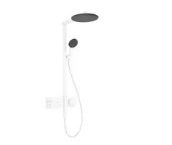Dušo sistema Hansgrohe Raindance Alive S, su termostatu, skersmuo 30 cm, 3 režimai, EcoSmart, matinė balta, 24596700 NEW