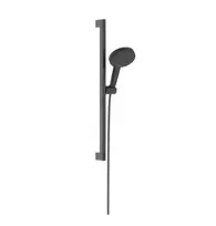 Dušo komplektas Hansgrohe Raindance Alive Select S, 3 režimai, EcoSmart, matinė juoda, 24600340