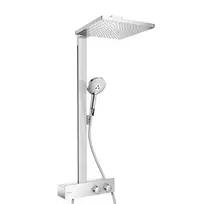 Dušo sistema Hansgrohe Raindance E su termostatu, 30x30 cm, EcoSmart, chromas, 27362000