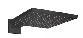 Dušo galva Hansgrohe Raindance E, 30x30 cm, EcoSmart, montuojama ant sienos, matinė juoda, 26239670 NEW