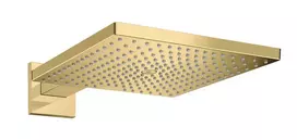 Dušo galva Hansgrohe Raindance E, 30x30 cm, EcoSmart, montuojama ant sienos, poliruotas auksas, 26239990 NEW