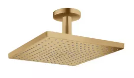 Dušo galvutė Hansgrohe Raindance E, 30x30 cm, EcoSmart, pakabinama matinė bronza, 26251140