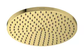 Dušo galva Hansgrohe Raindance S, 24 cm skersmuo, EcoSmart, poliruota auksinė, 27624990 NEW