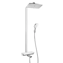 Dušo sistema Hansgrohe Raindance Select su termostatu, 3 režimai, balta/chromas, 27113400