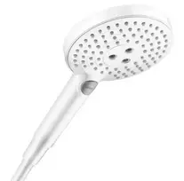 Dušo galvutė Hansgrohe Raindance Select S, 3 režimai, EcoSmart+, matinė balta, 26516700 NEW