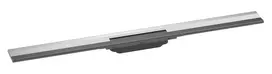Dušo latakas Hansgrohe RainDrain Flex su nerūdijančio plieno grotelėmis 900, montavimui prie sienos, pjaunamas, chromas, 56052000