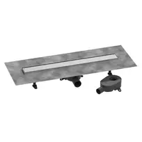 Dušo latakas Hansgrohe RainDrain Go, 70 cm, dvipusė grotelė, matinė nerūdijančio plieno, 56272800