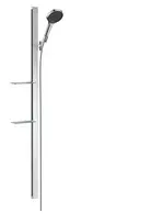 Dušo galvutė Hansgrohe Rainfinity, komplektas 130, 3 režimai, stovas 150 cm ir dušo žarna, EcoSmart, chromas, 27674000 NEW