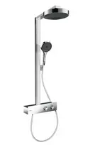 Dušo sistema Hansgrohe Rainfinity su termostatu, diam. 25 cm, 3 režimai, chromas, 28742000