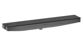 Hansgrohe Rainfinity dušo išvada su laikikliu ir lentynėle, matinė juoda/chromas, 26843340