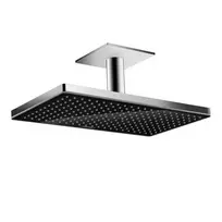 Dušo galva Hansgrohe Rainmaker Select 460, laikiklis 10 cm, matinė juoda/chromas, 24002600