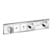Dušo maišytuvas Hansgrohe RainSelect termostatinis įmontuojamas 2 išėjimų baltas/chromas 15355400