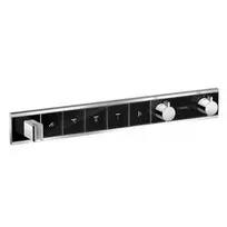 Hansgrohe RainSelect dušo maišytuvas, įmontuojamas su 5 funkcijomis, juodas/chromas, 15358600 NEW