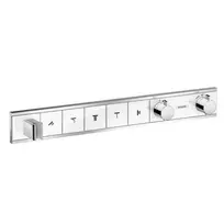 Vonia / Dušo maišytuvas Hansgrohe RainSelect 15358400, įmontuojamas, 5 funkcijos, baltas/chromas