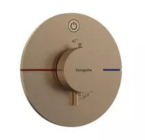 Dušo maišytuvas Hansgrohe ShowerSelect Comfort termostatinis įmontuojamas matinė bronza 15553140