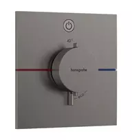 Dušo maišytuvas Hansgrohe ShowerSelect Comfort įleidžiamas, termostatinis, matinė juoda chromo, 15571340 New