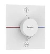 Dušo maišytuvas Hansgrohe ShowerSelect Comfort, įmontuojamas, su termostatu, matinė balta, 15572700 NEW