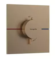 Dušo maišytuvas Hansgrohe ShowerSelect Comfort įmontuojamas su termostatu matinė bronza 15574140