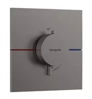 Dušo maišytuvas Hansgrohe ShowerSelect Comfort 15574340, įmontuojamas, su termostatu, matinė juoda chromo apdaila