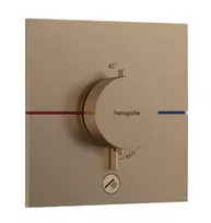 Dušo maišytuvas Hansgrohe ShowerSelect Comfort įmontuojamas su termostatu matinė bronza 15575140