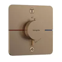 Dušo maišytuvas Hansgrohe ShowerSelect Comfort, įmontuojamas, su termostatu, matinė bronza, 15583140