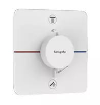 Dušo maišytuvas Hansgrohe ShowerSelect Comfort, įmontuojamas, su termostatu, matinė balta, 15583700 NEW