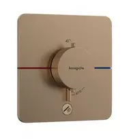 Dušo maišytuvas Hansgrohe ShowerSelect Comfort, įmontuojamas, su termostatu, matinė bronza, 15589140
