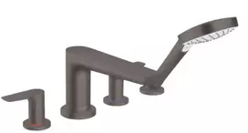 Hansgrohe Talis E vonios maišytuvas, su 4 angų montavimu, matinė juoda, 71748340 NEW