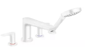 Hansgrohe Talis E vonios maišytuvas, su 4 angų montavimu, matinė balta, 71748700 NEW