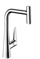 Virtuvinis kranas Hansgrohe Talis Select M51, ištraukiamas antgalis, EcoSmart, chromas, 72826000 NEW