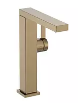 Vonios kambario praustuvo maišytuvas Hansgrohe Tecturis E su Push-Open ventiliu, CoolStart, EcoSmart, matinė bronza, 73060140