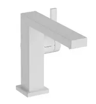 Vonios kambario praustuvo maišytuvas Hansgrohe Tecturis E su Push-Open vožtuvu, CoolStart, EcoSmart, matinė balta, 73024700 NEW