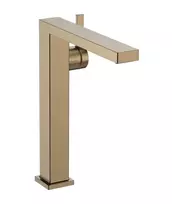 Vonios kambario praustuvo maišytuvas Hansgrohe Tecturis E su Push-Open vožtuvu, CoolStart, EcoSmart, matinė bronza, 73073140
