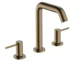 Vonios kambario praustuvo maišytuvas Hansgrohe Tecturis S su Push-Open vandens uždarymu įmontuojamas EcoSmart matinė bronza 73330140