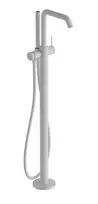 Vonios maišytuvas Hansgrohe Tecturis S, pastatomas, matinė balta, 73440700