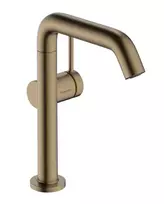 Vonios kambario praustuvo maišytuvas Hansgrohe Tecturis S, aukštas su Push-Open ventiliu, CoolStart, EcoSmart, matinė bronza, 73364140 NEW